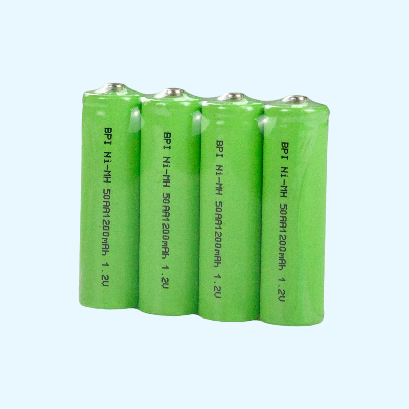 鎳氫電池50AA1200毫安,5號充電電池,兒童玩具太陽能燈智能門鎖電池廠家